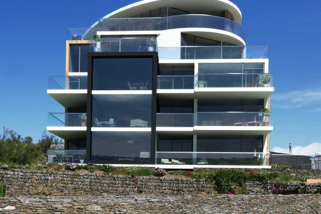 Exterior apartment rendering