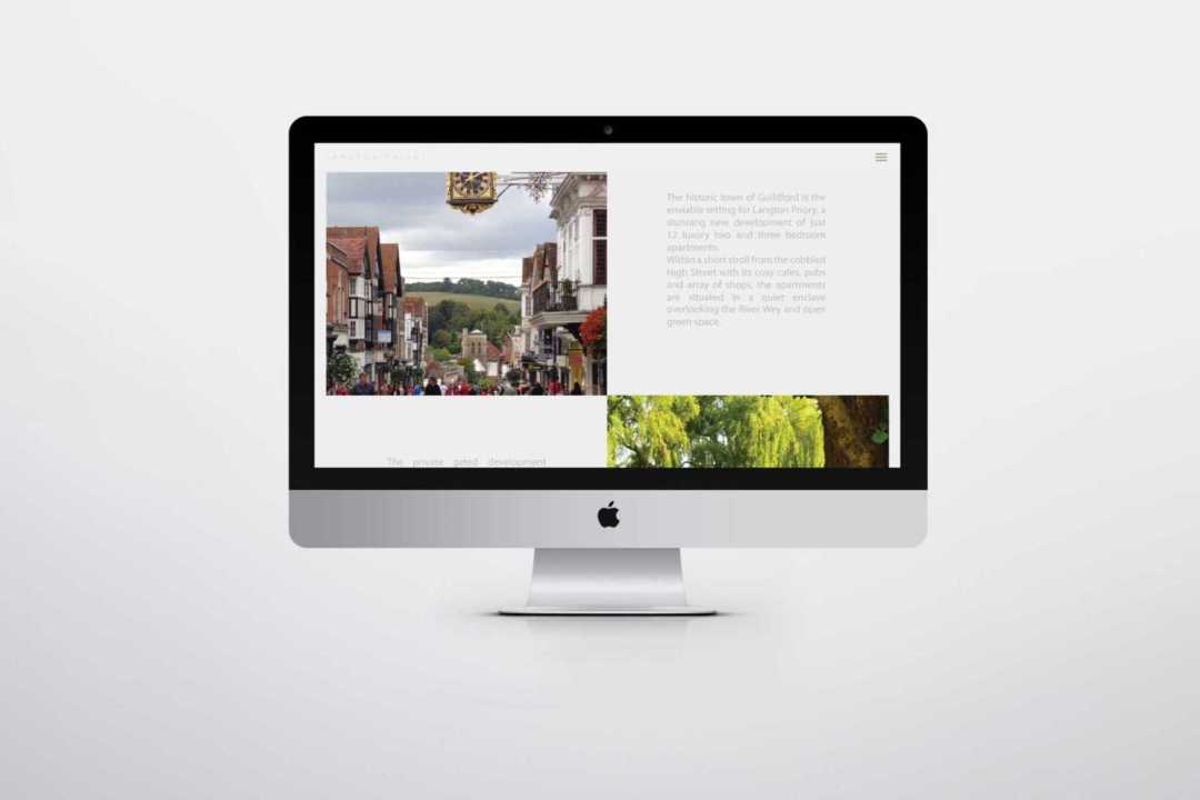 Real estate website design