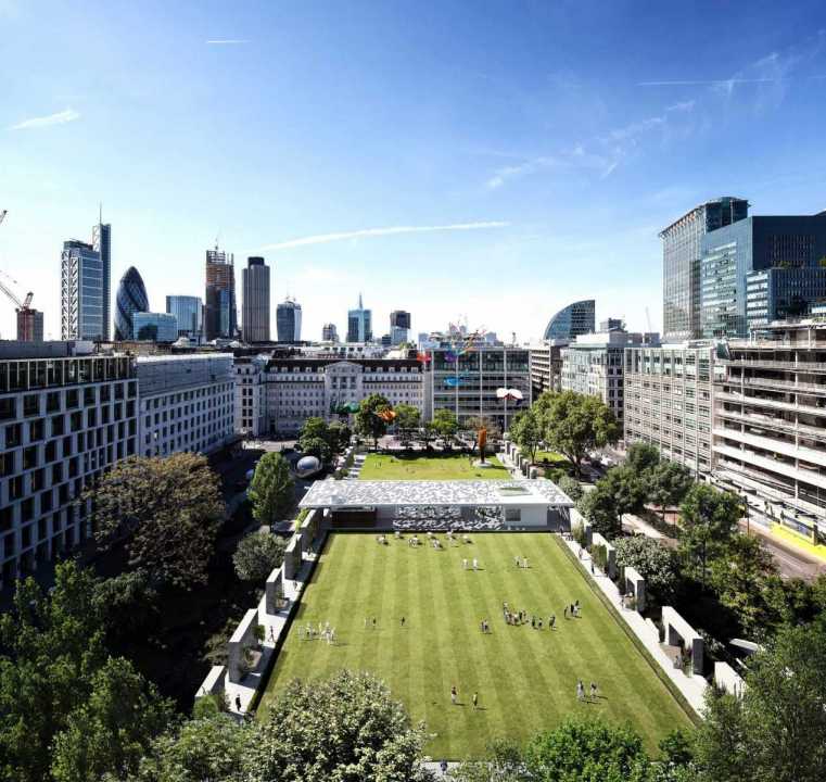 Finsbury Square aerial CGI