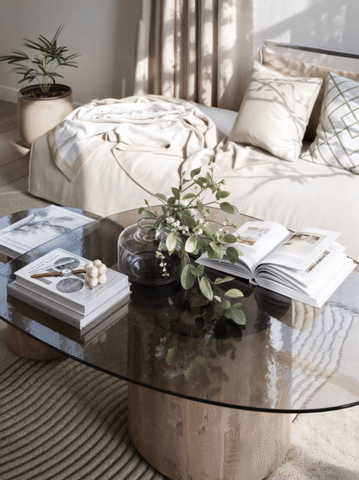 Living room vignette interior rendering